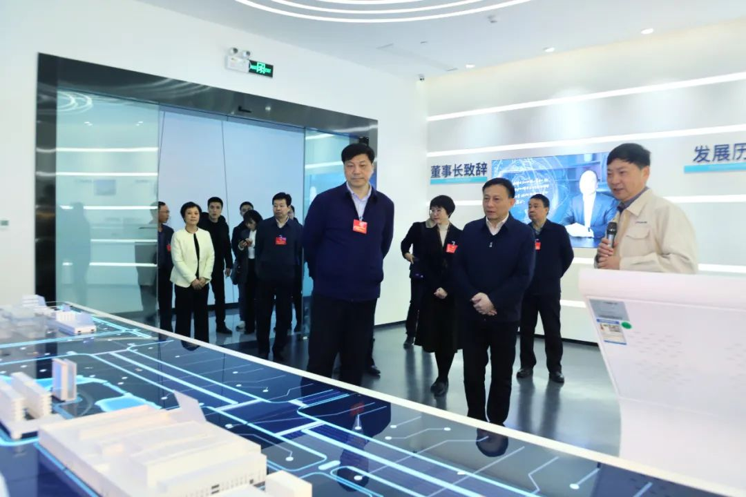 江西省吉安市人大常委会主任廖宏率省市人大代表来江西天辰平台新材考察(图1)